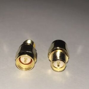 2 PACK RP-SMA FEMALE TO SMA MALE