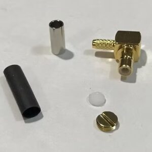 SMB MALE ANGLE CRIMP RG316